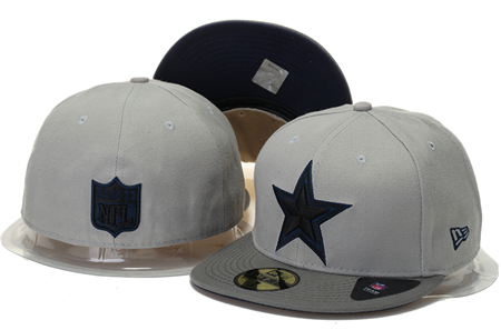 Dallas Cowboys 59 Fifty Fitted Topped up Grey  Denim Hat - Sports Nut Emporium