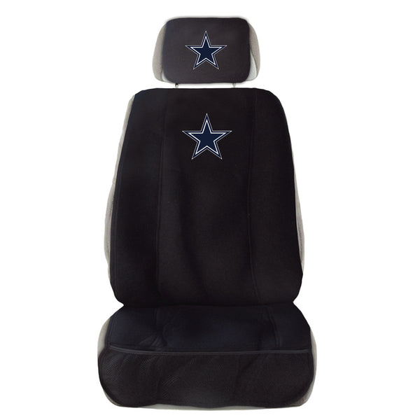 Dallas Cowboys Seat Cover and Head Rest Combination - Sports Nut Emporium