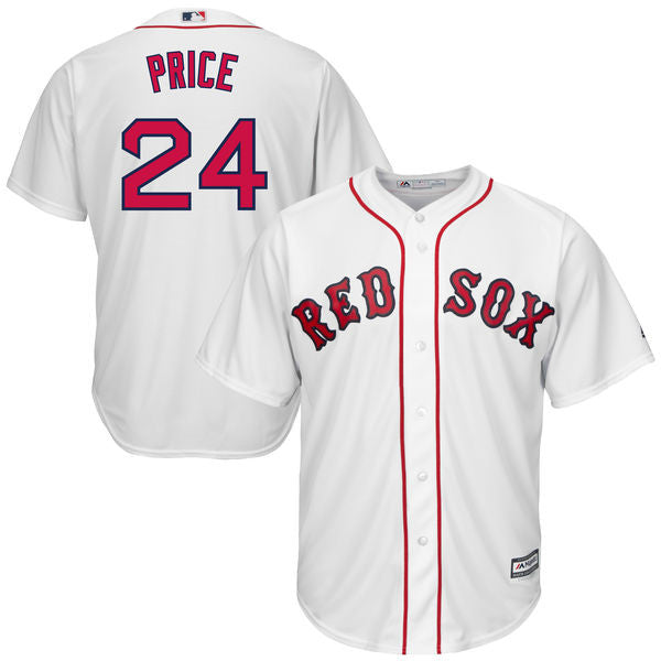 David Price Cool Base Boston Red Sox White Mens jersey