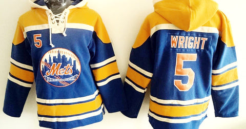 David Wright New York Mets Pullover Hoodie - Sports Nut Emporium