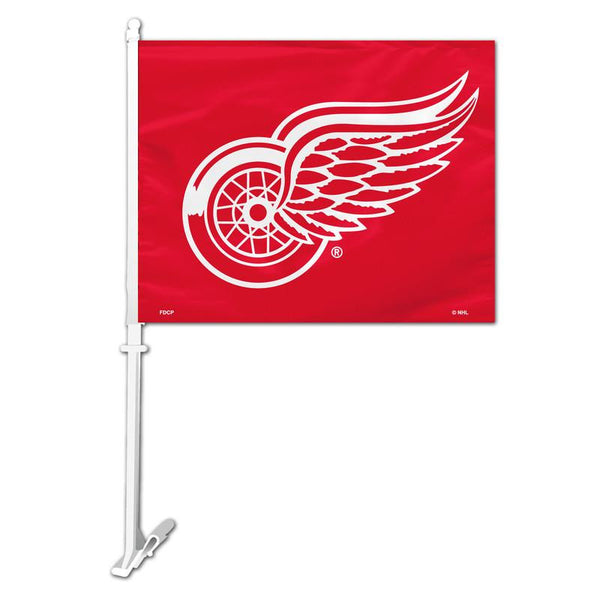 Detroit Red Wing NHL Car Flag - Sports Nut Emporium