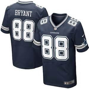 Dez Bryant Nike Elite NFL football jersey (blue) - Sports Nut Emporium