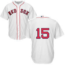 Dustin Pedroia men's Boston Red Sox jersey (white)