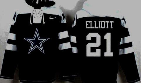 Ezekiel Elliott Dallas Cowboys pullover hoodie - Sports Nut Emporium