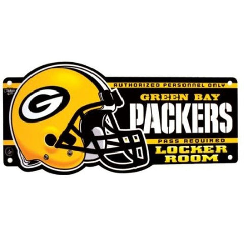 Green Bay Packers Locker Room Sign - Sports Nut Emporium