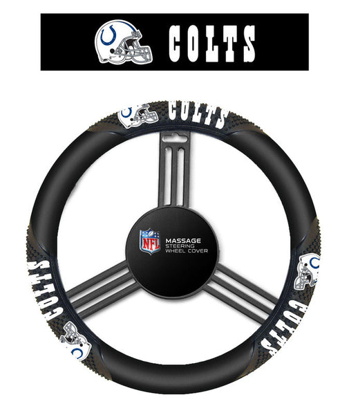 Indianapolis Colts Massage Grip Steering Wheel Cover - Sports Nut Emporium