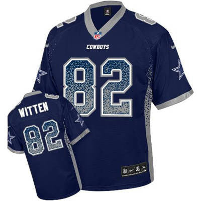 Jason Witten Blue Drift Fashion Jersey - Sports Nut Emporium