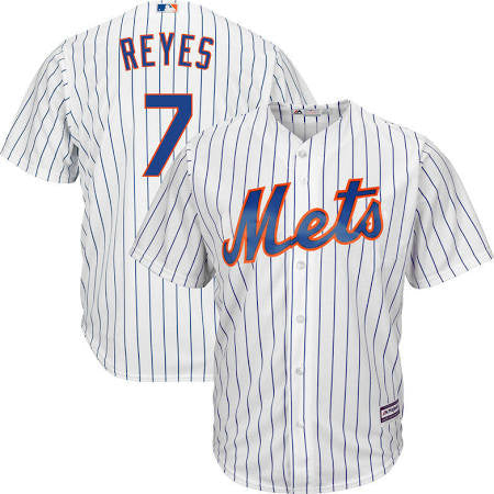 Jose Reyes New York Mets Men's  Majestic White Cool Base Home Player Jersey - Sports Nut Emporium