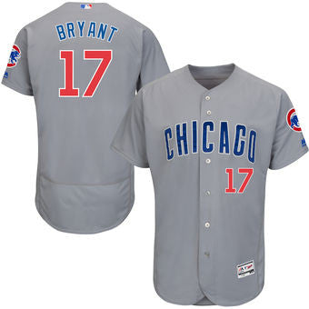 Kris Bryant Men's Majestic Grey road jersey - Sports Nut Emporium