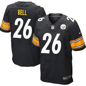 Le'Veon Bell Pittsburgh Steelers Black Jersey