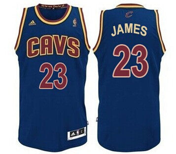 Buy the Adidas Men Blue Cavaliers #23 James Jersey XL
