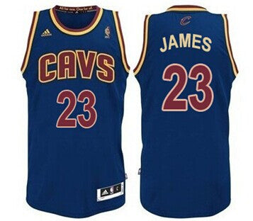 Cleveland Cavaliers LeBron James Navy Blue Swingman Jersey - Sports Nut Emporium