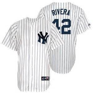 Mariano Rivera New York Yankees #42 Stitched White MLB Jersey
