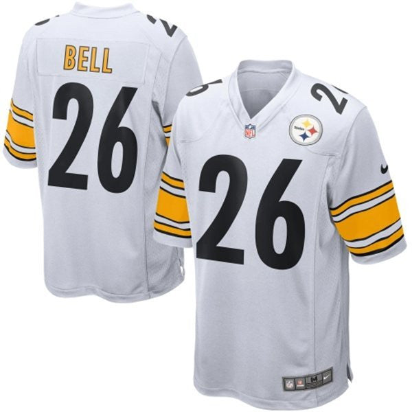 Le'Veon Bell Pittsburgh Steelers Men's White Nike Elite  jersey - Sports Nut Emporium