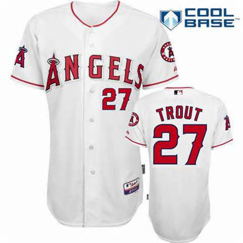 mike trout jersey large