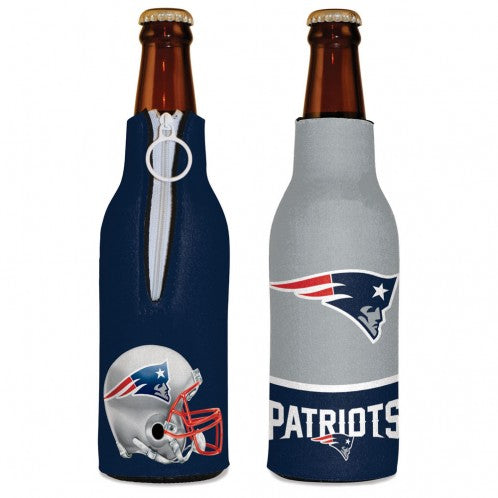 New England Patriots 2 Sided Bottle koozie - Sports Nut Emporium