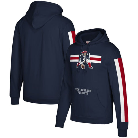 New England Patriots Gridiron Pullover Hoodie Sweatshirt - Sports Nut Emporium