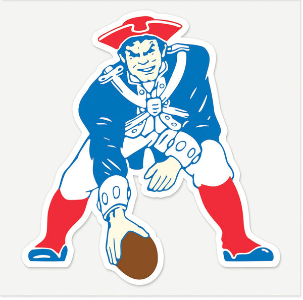 New England Patriots Old Logo  Ultra Decal - Sports Nut Emporium