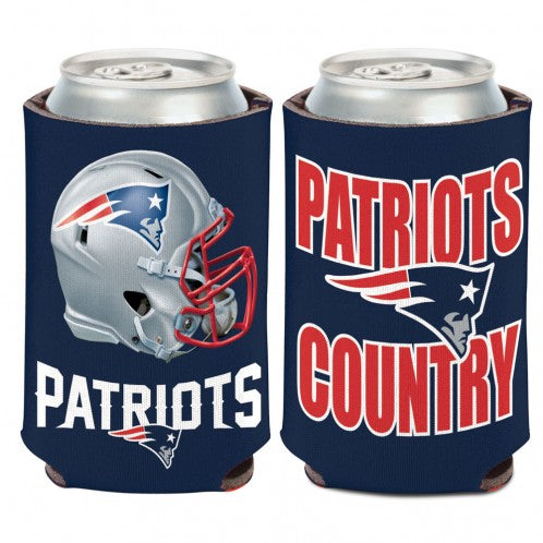 New England Patriots 2 Sided Patriots Country can Cooler - Sports Nut Emporium