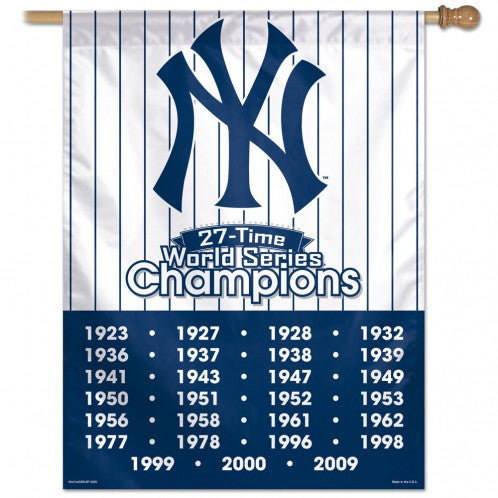 New York Yankees world Series Champs Historical Flag