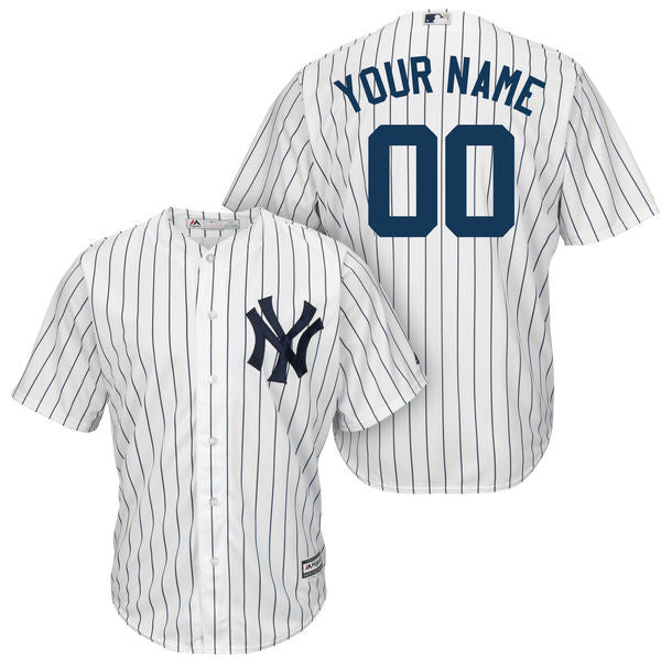 Men's New York Yankees Majestic Custom Home Player Jersey