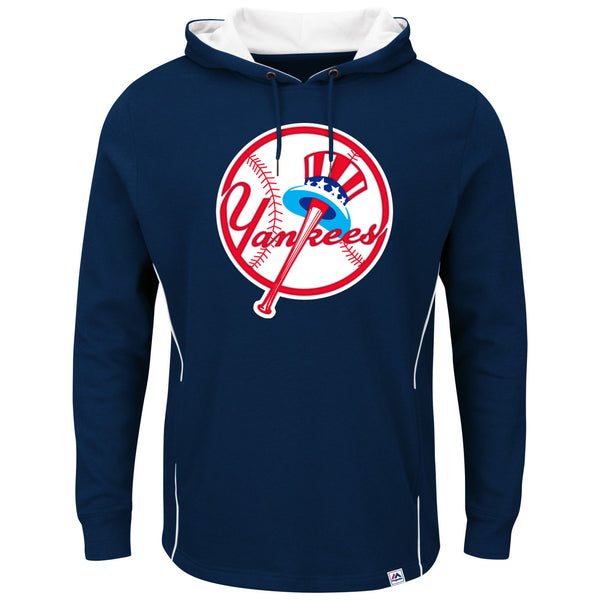 New York Yankees  Men's Majestic Navy Lefty/Righty Pullover Hoodie - Sports Nut Emporium