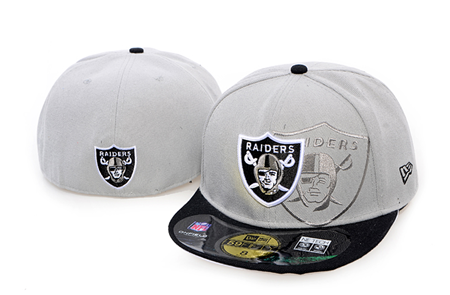 Oakland Raiders New Era NFL Team Screening 59 FIFTY cop - Sports Nut Emporium