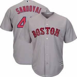 Pablo Sandoval  Red Sox  Grey Cool Base Stitched MLB Jersey - Sports Nut Emporium