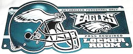Philadelphia Eagles locker Room sign - Sports Nut Emporium