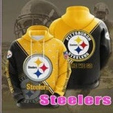 Pittsburgh Steelers 3D Polyester pullover hoodie