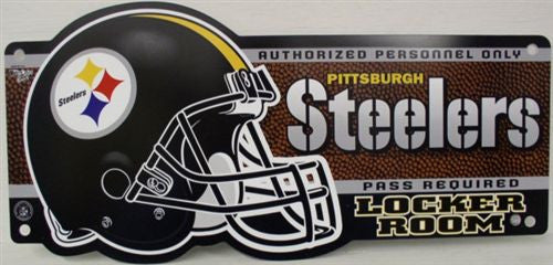 Pittsburgh Steelers Locker Room Sign - Sports Nut Emporium