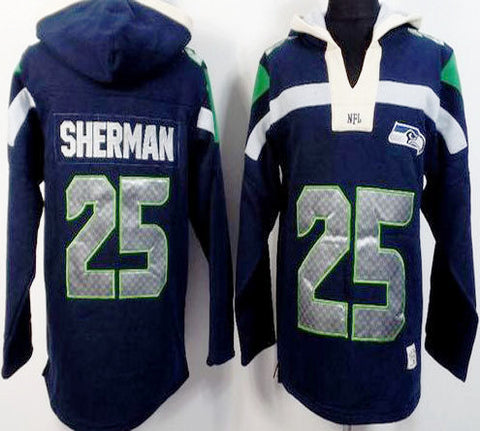 Richard Sherman Seattle Seahawks pullover hoodie - Sports Nut Emporium