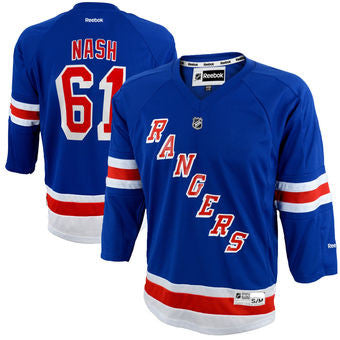 Rick Nash New York Rangers  Blue Home Stitched NHL Jersey - Sports Nut Emporium