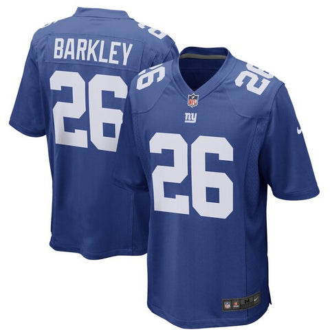 Saquon Barkley New York Giants Royal Blue Jersey - Sports Nut Emporium