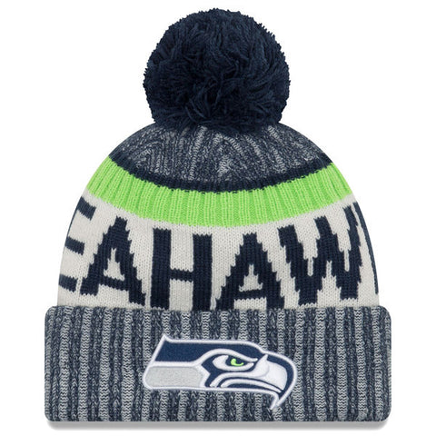 Seattle Seahawks  2017 Sideline winter knit hat - Sports Nut Emporium