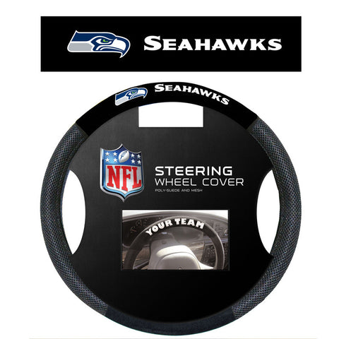 Seattle seahawks poly Suede Steering Wheel Cover - Sports Nut Emporium