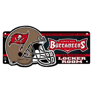 Tampa Bay Buccaneers Locker Room Sign - Sports Nut Emporium