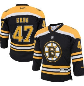 Torey Krug Black Boston Bruins Home Jersey - Sports Nut Emporium