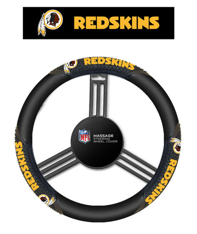 Washington Redskins Massage Grip Steering Wheel Cover - Sports Nut Emporium