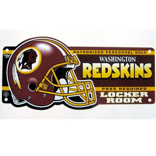 Washington Redskins Locker Room Sign - Sports Nut Emporium