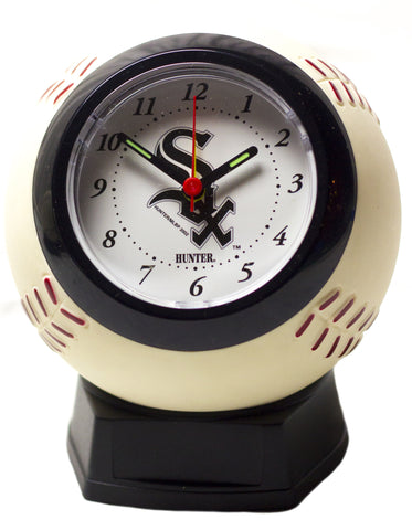 Chicago White Sox baseball shaped alarm clock - Sports Nut Emporium