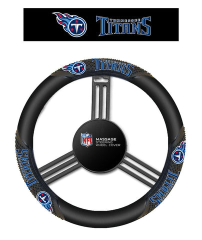 Tennessee Titans Massage Grip Steering Wheel Cover - Sports Nut Emporium