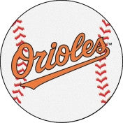 Baltimore Orioles baseball floor mat - Sports Nut Emporium