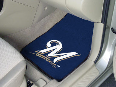 Milwaukee Brewers carpet car mat - Sports Nut Emporium