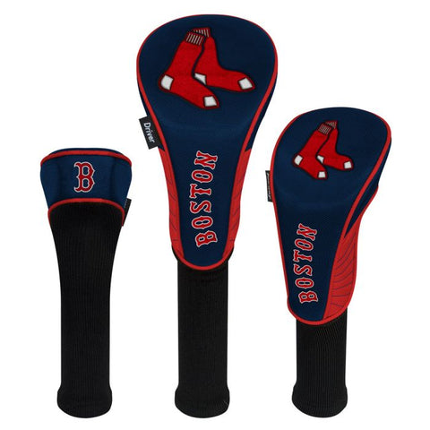 Boston Red Sox set of 3 Golf Club Head Covers