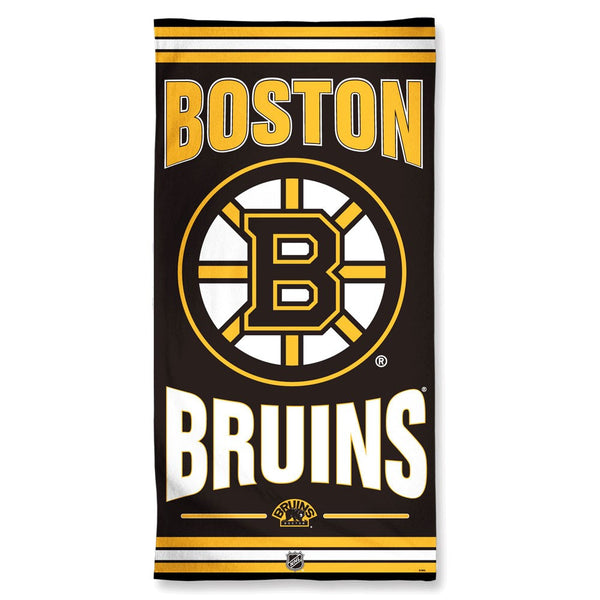 Boston Bruins Fiber Beach Towel 30" x 60" - Sports Nut Emporium