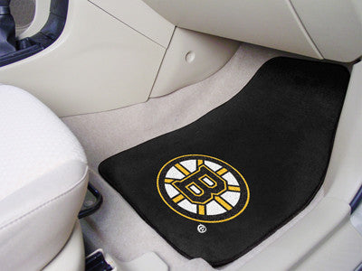 Boston Bruins set of 2 carpet car mats - Sports Nut Emporium