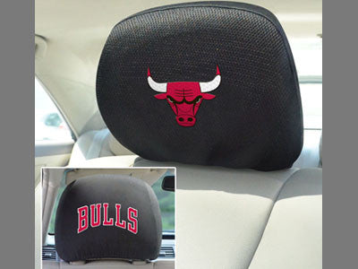 Chicago Bulls head rest cover - Sports Nut Emporium