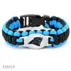 Carolina Panthers Unisex Paracord Bracelet