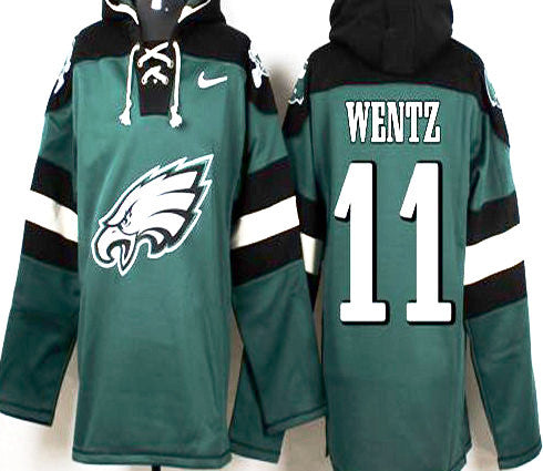 Carson Wentz Philadelphia Eagles pullover hoodie